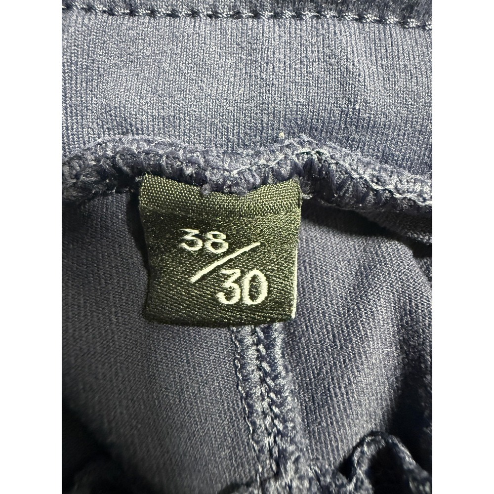 Public Rec Pants Mens 38x28 (38x30) Blue Stretch Chino Zip Pocket Travel Casual - Picture 2 of 12